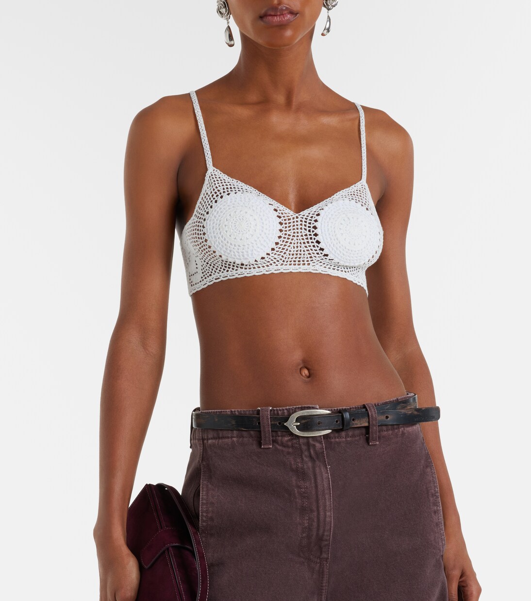 Sujetador de croché de algodón | Magda Butrym