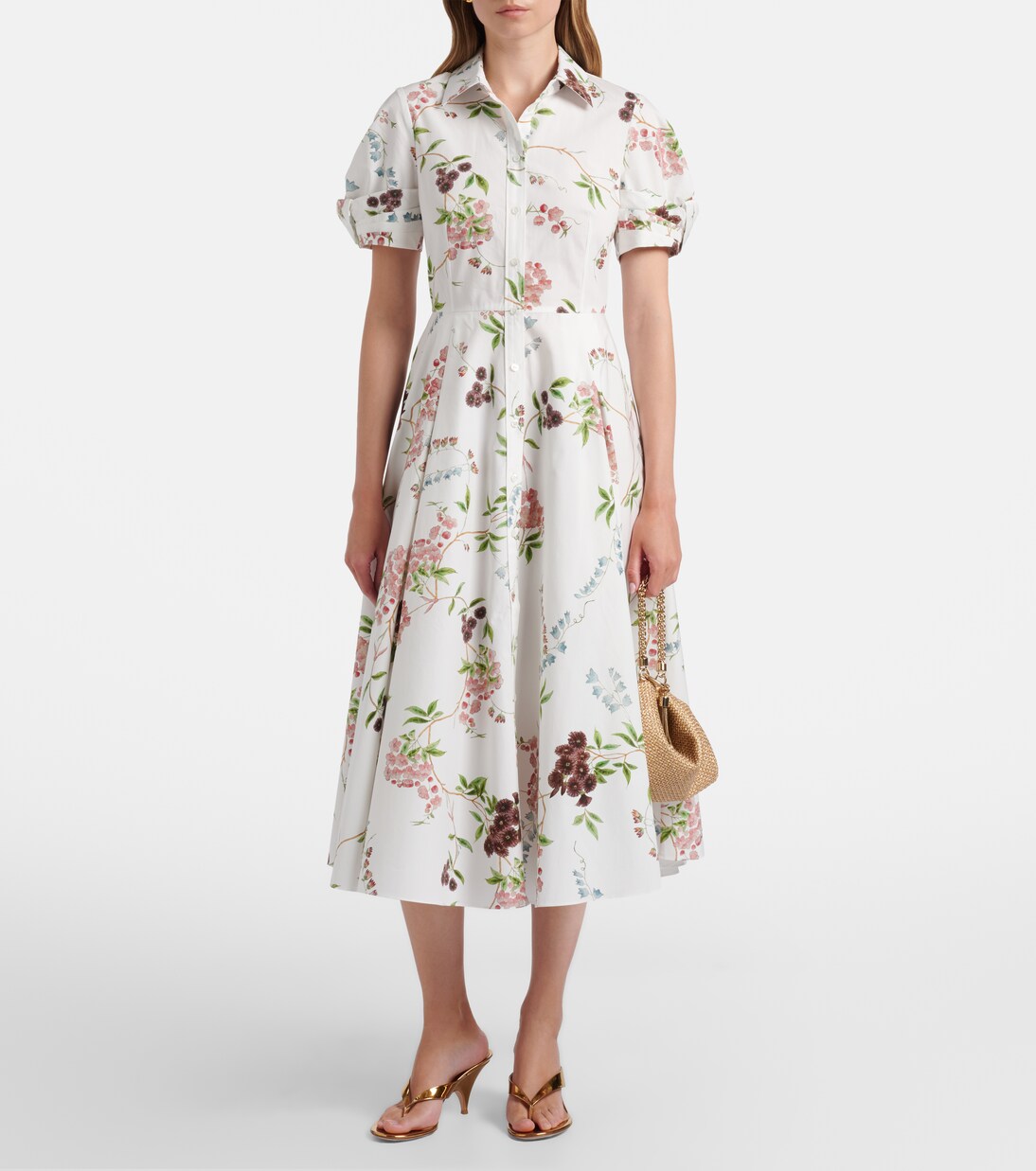 Hemdblusenkleid aus Baumwollpopeline | Erdem