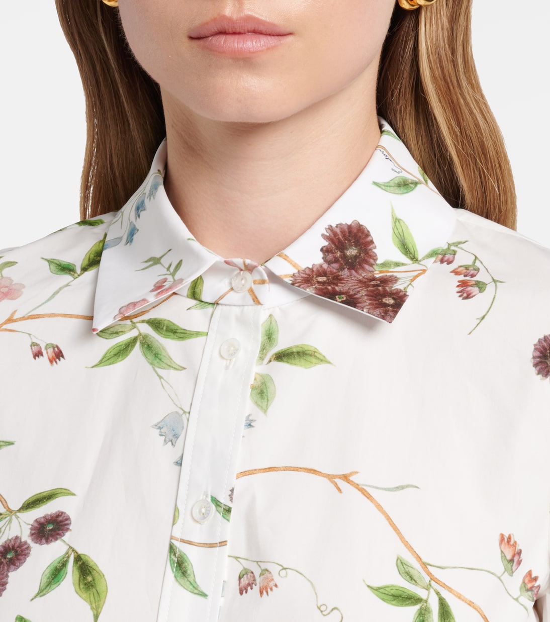 Hemdblusenkleid aus Baumwollpopeline | Erdem