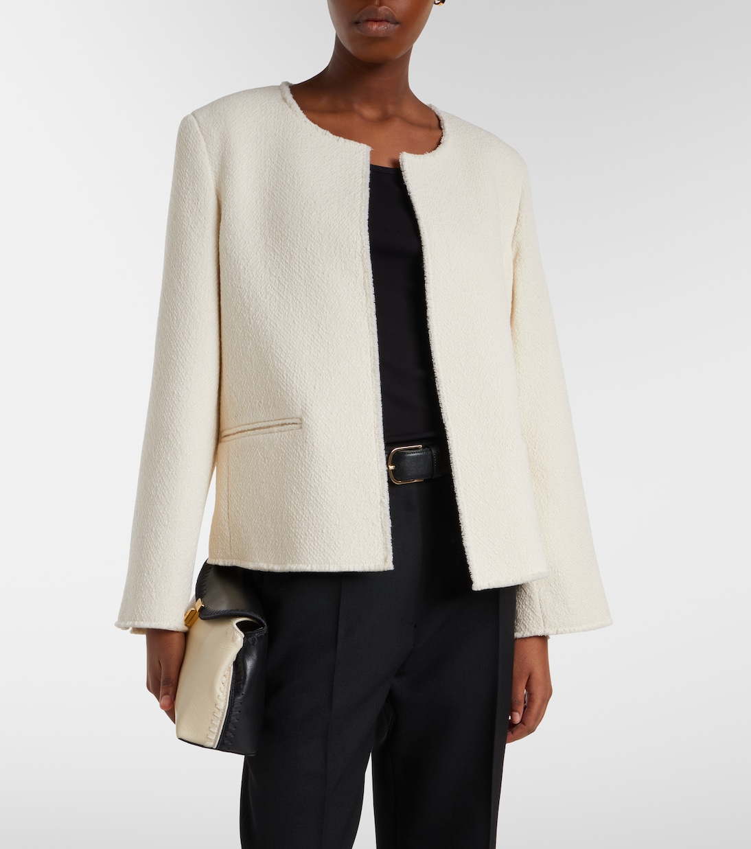 Fluid wool-blend jacket | Toteme