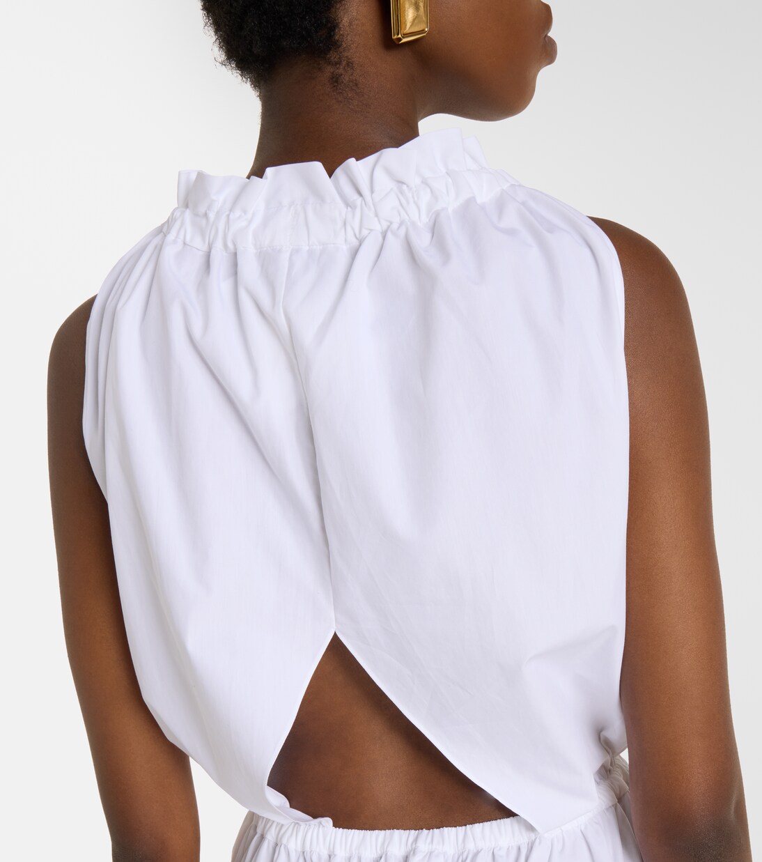 Robe midi en coton | Patou