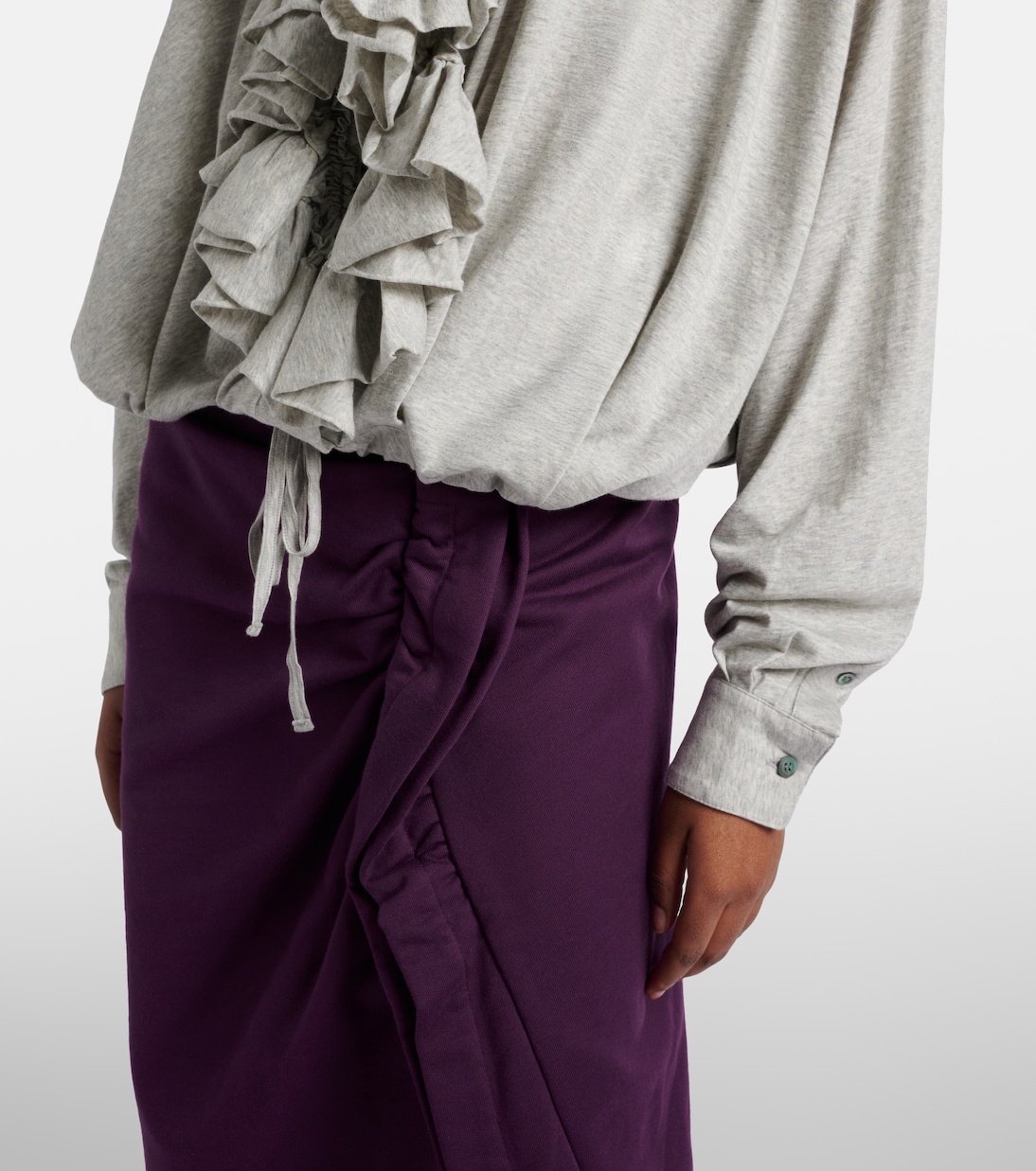 Bluse aus Baumwoll-Jersey | Dries Van Noten