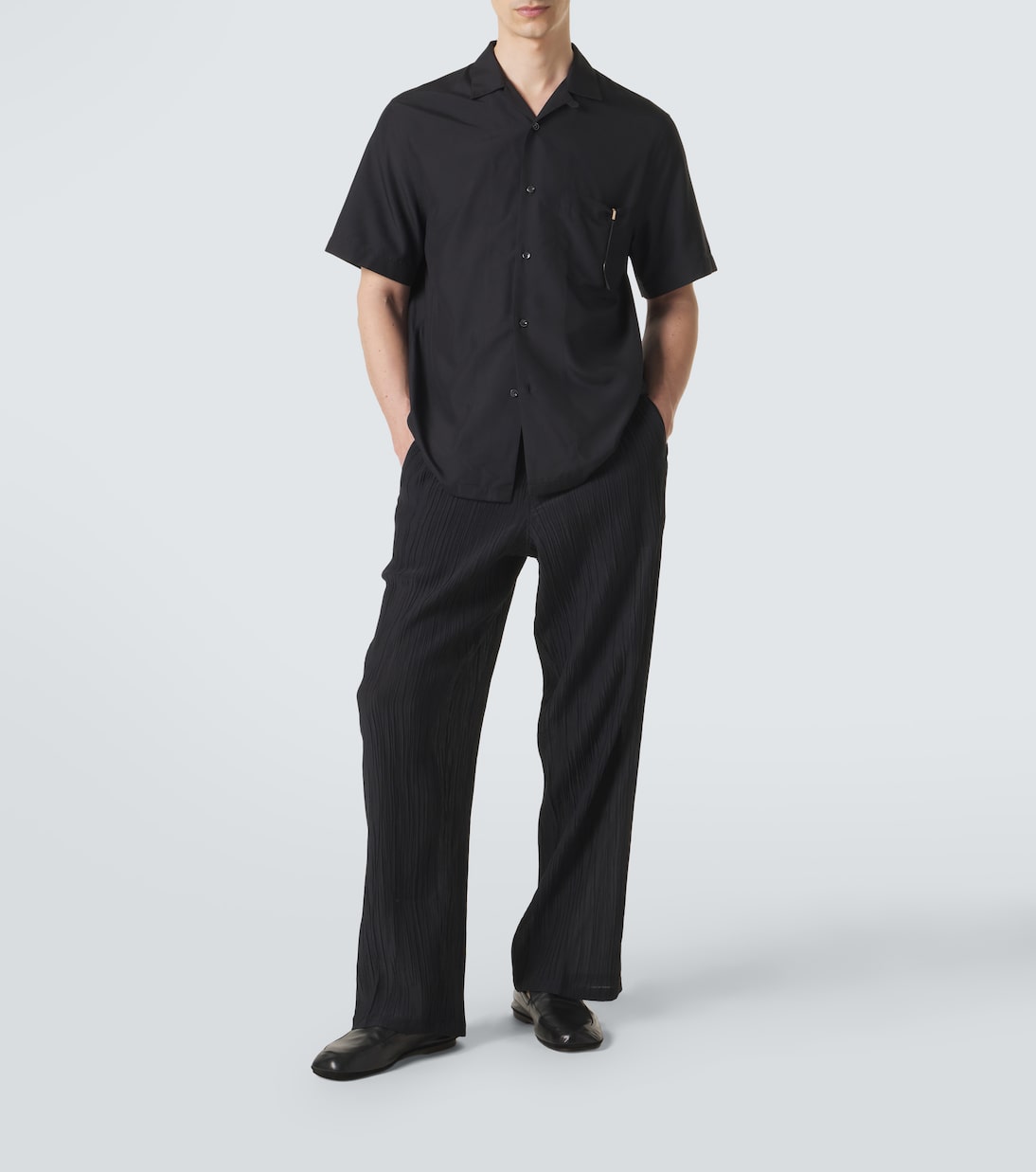 Chemise de bowling Havana en soie | Umit Benan