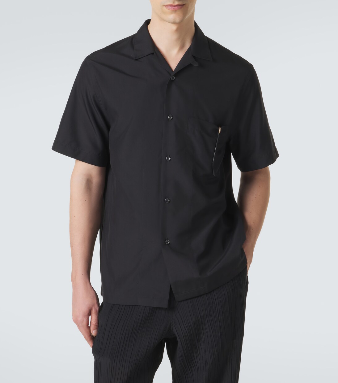 Chemise de bowling Havana en soie | Umit Benan