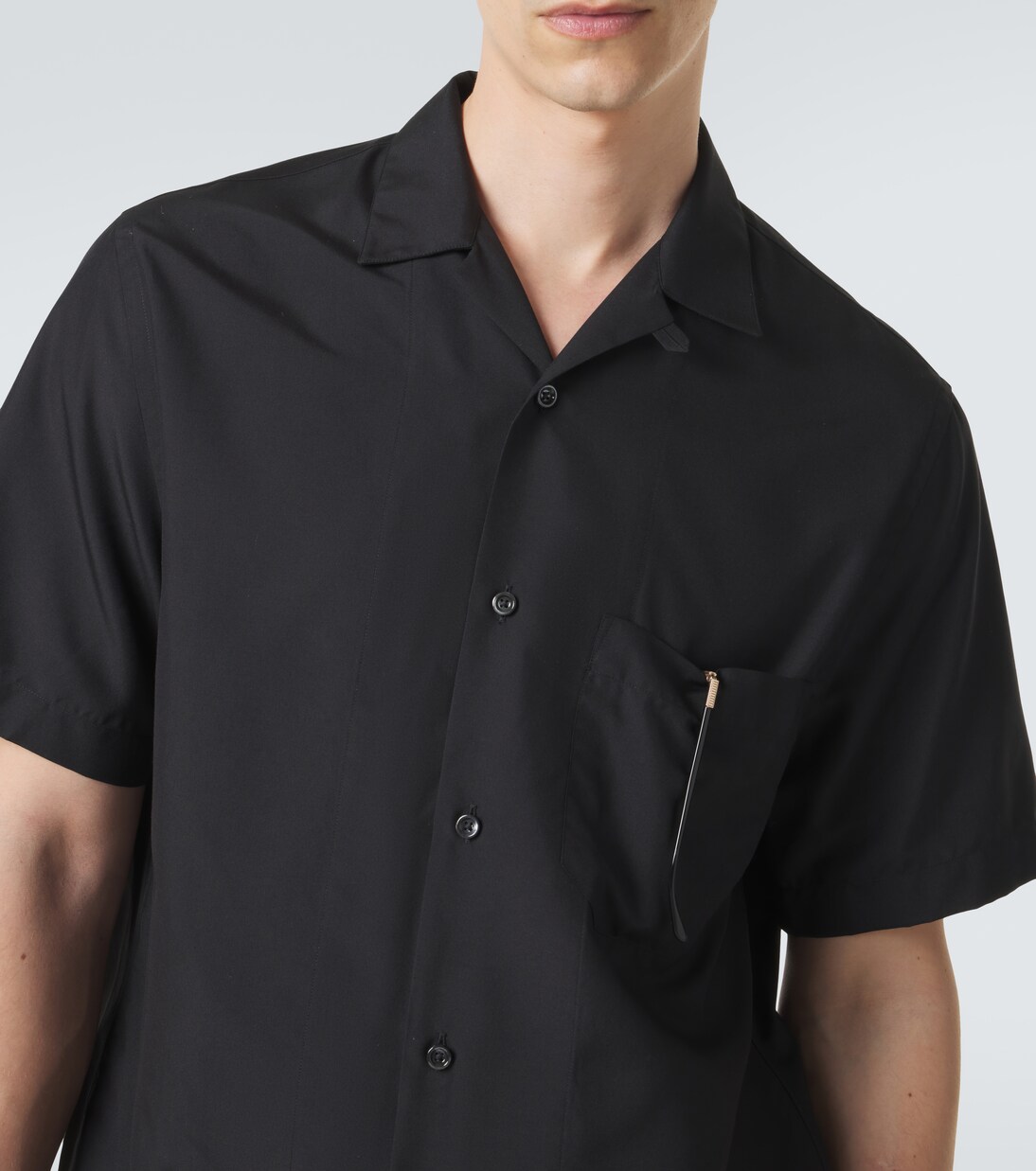Chemise de bowling Havana en soie | Umit Benan