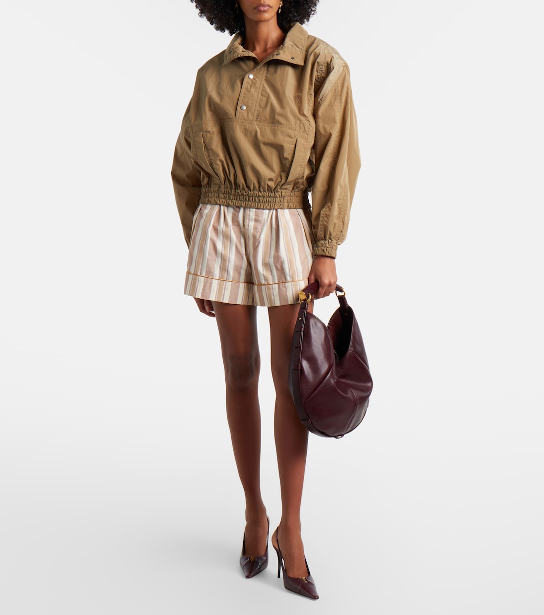 Mombasa Medium leather shoulder bag | Saint Laurent