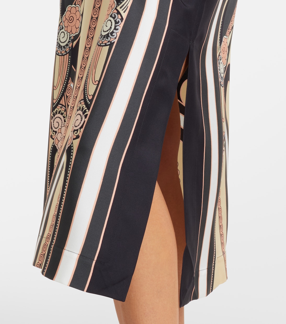 Kaftan aus Seiden-Twill | La DoubleJ