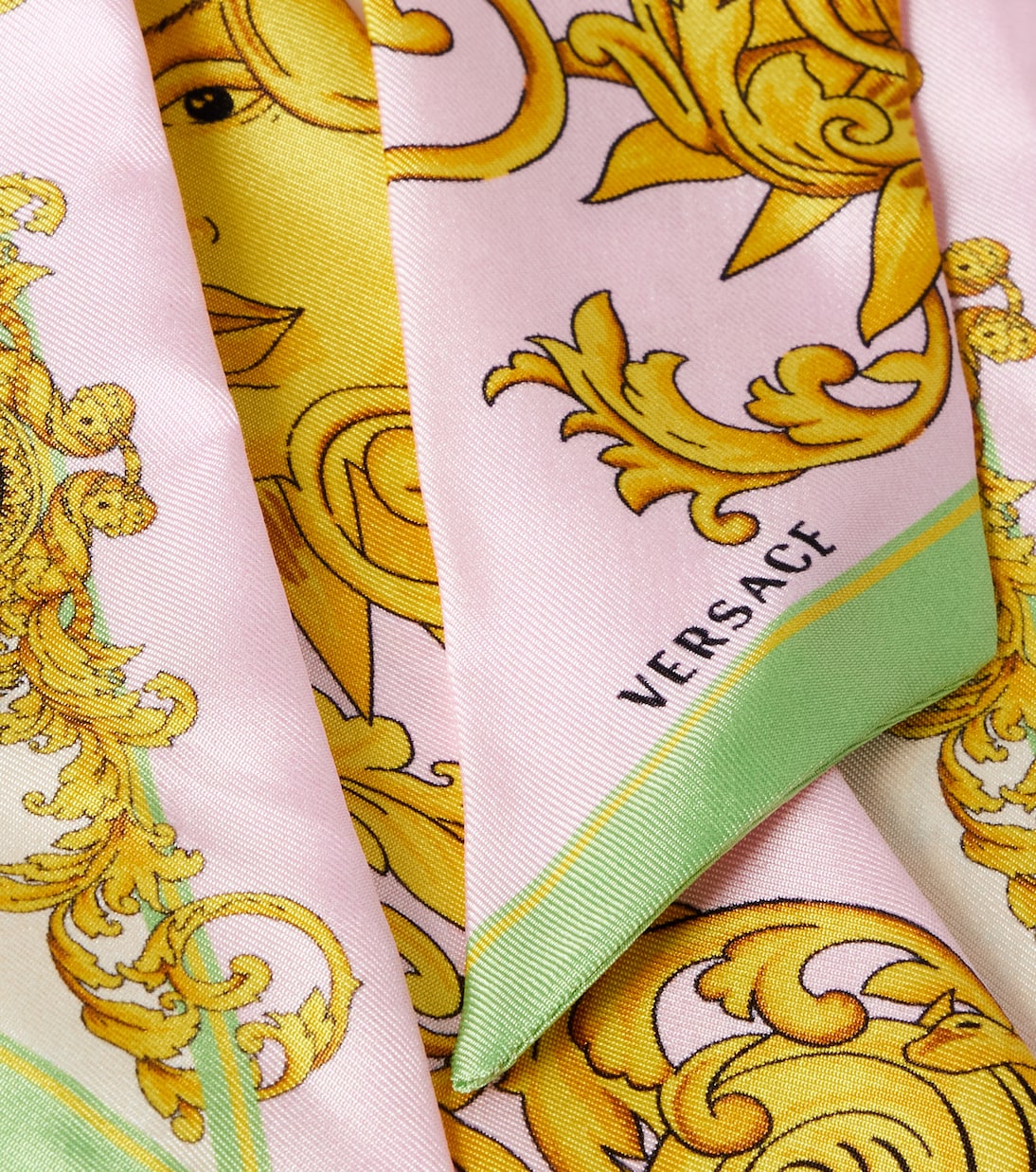 Pañuelo de seda estampado | Versace