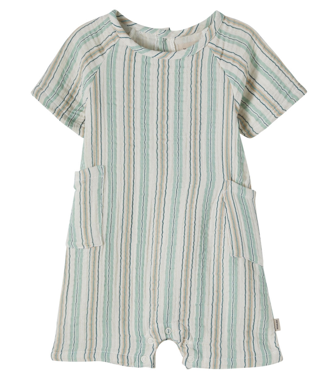 Bébé – Combi-short Edison rayée en coton | Wheat