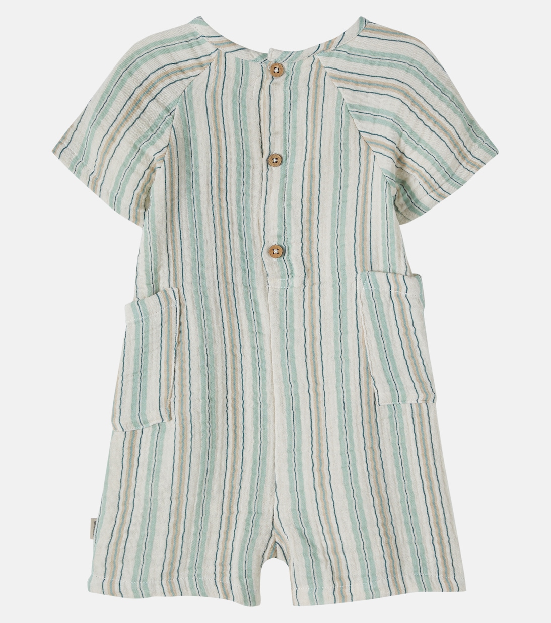 Bébé – Combi-short Edison rayée en coton | Wheat