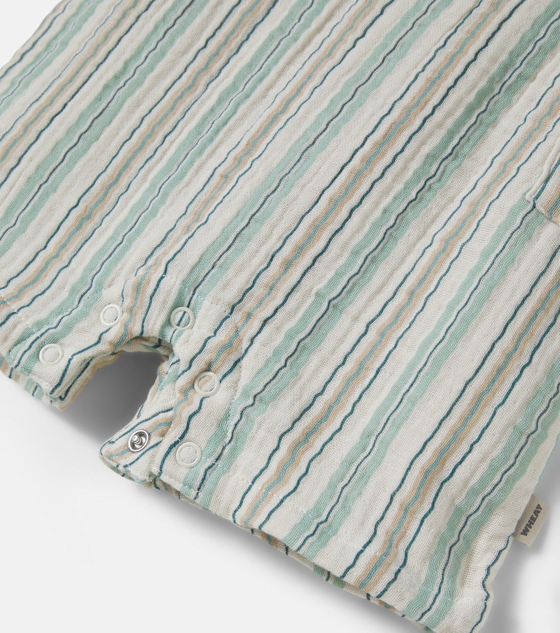 Bébé – Combi-short Edison rayée en coton | Wheat