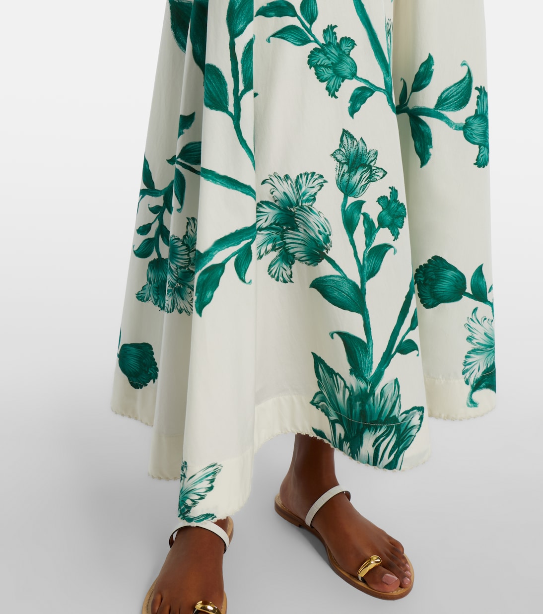 Gonna lunga Bergamota in cotone | Agua by Agua Bendita