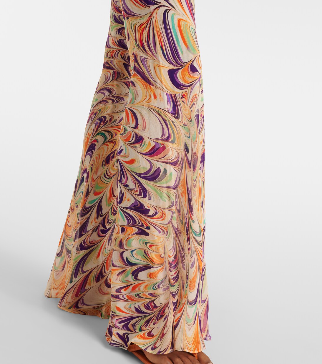 Pantalones flared Scarlett estampados | Alexandra Miro