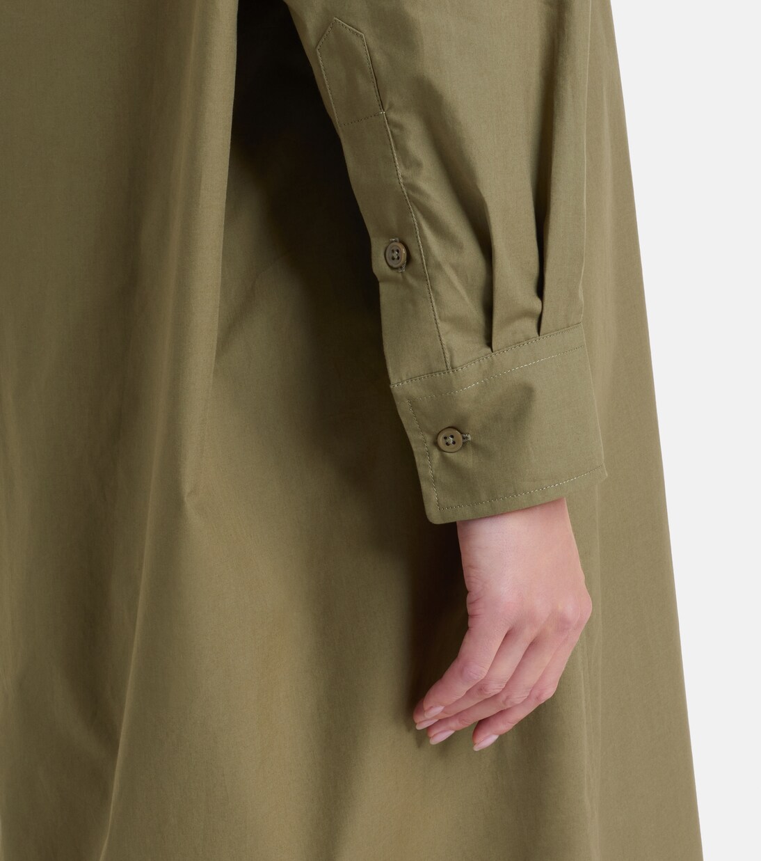 Hemdblusenkleid Bloom aus Baumwollpopeline | The Frankie Shop