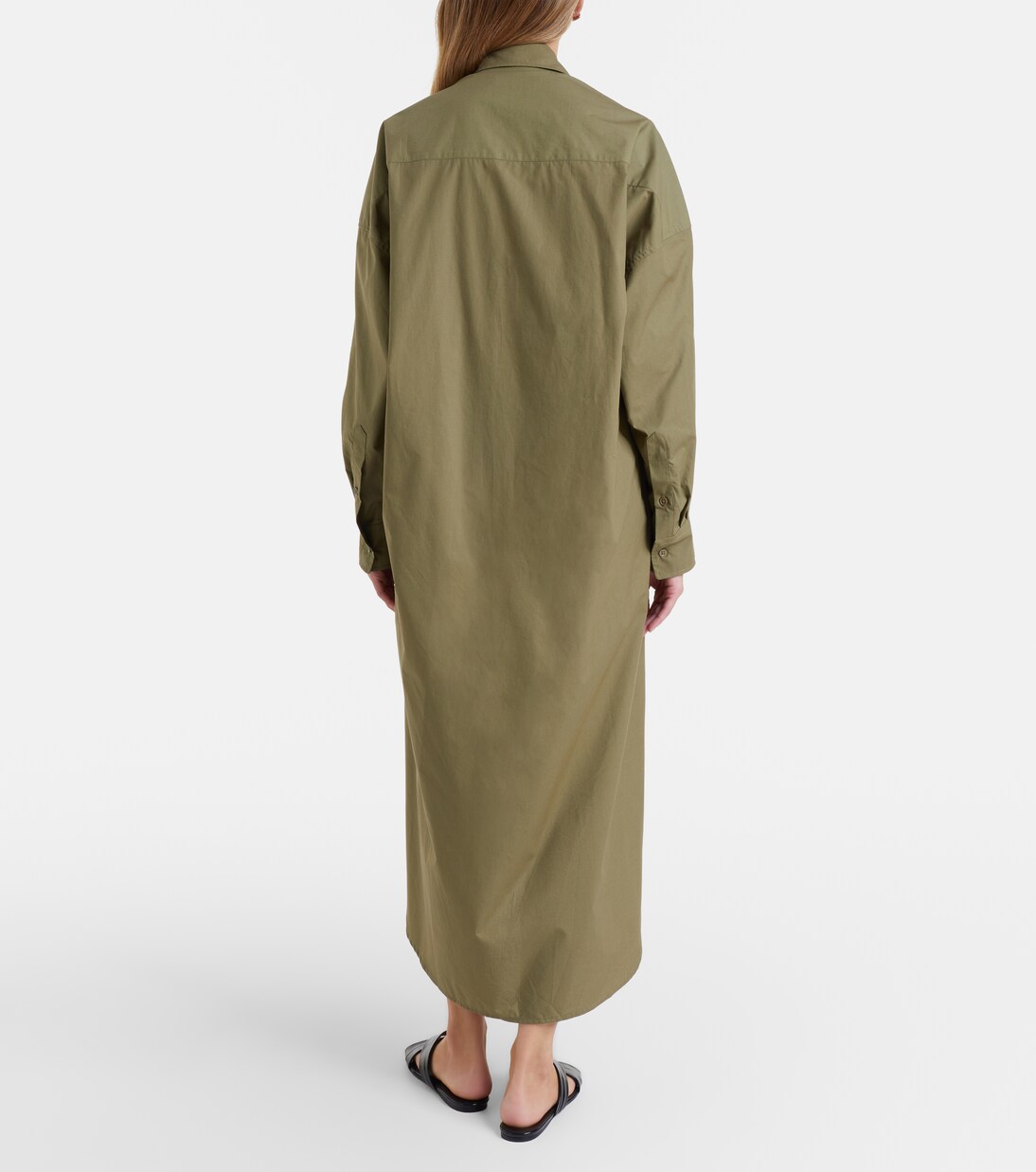 Hemdblusenkleid Bloom aus Baumwollpopeline | The Frankie Shop