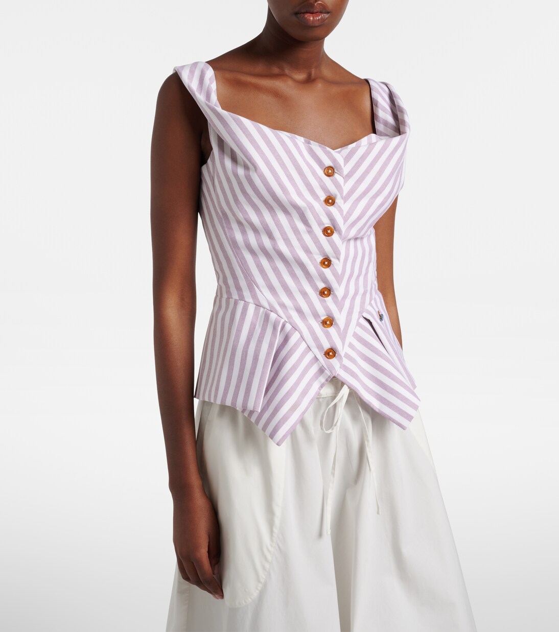 Monday striped cotton top | Vivienne Westwood