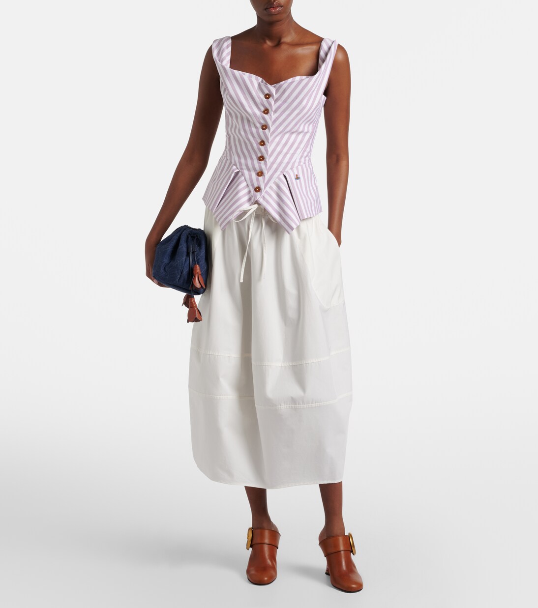 Monday striped cotton top | Vivienne Westwood