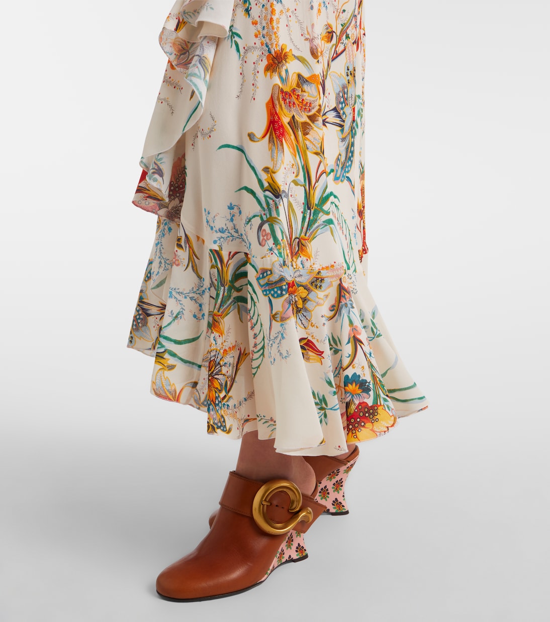 Floral wrap skirt | Etro