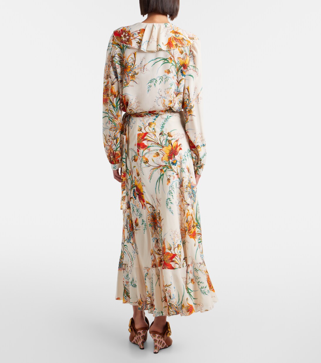 Floral wrap skirt | Etro