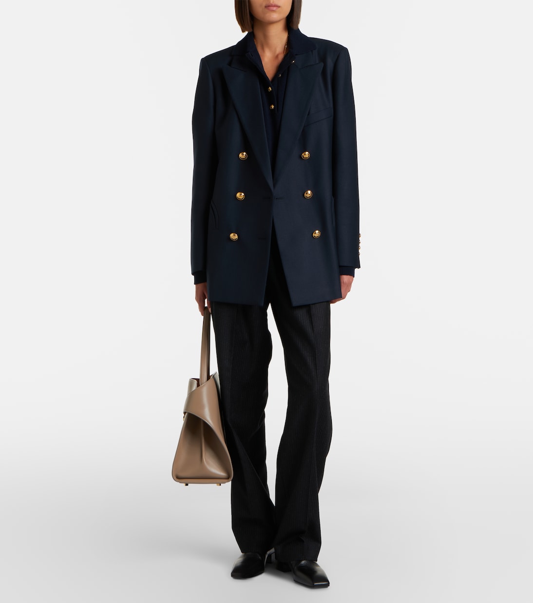 Fox wool straight pants | Blazé Milano