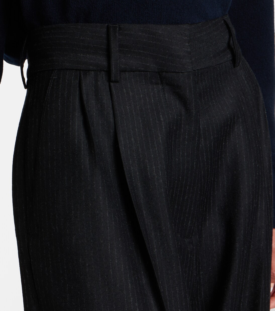 Fox wool straight pants | Blazé Milano