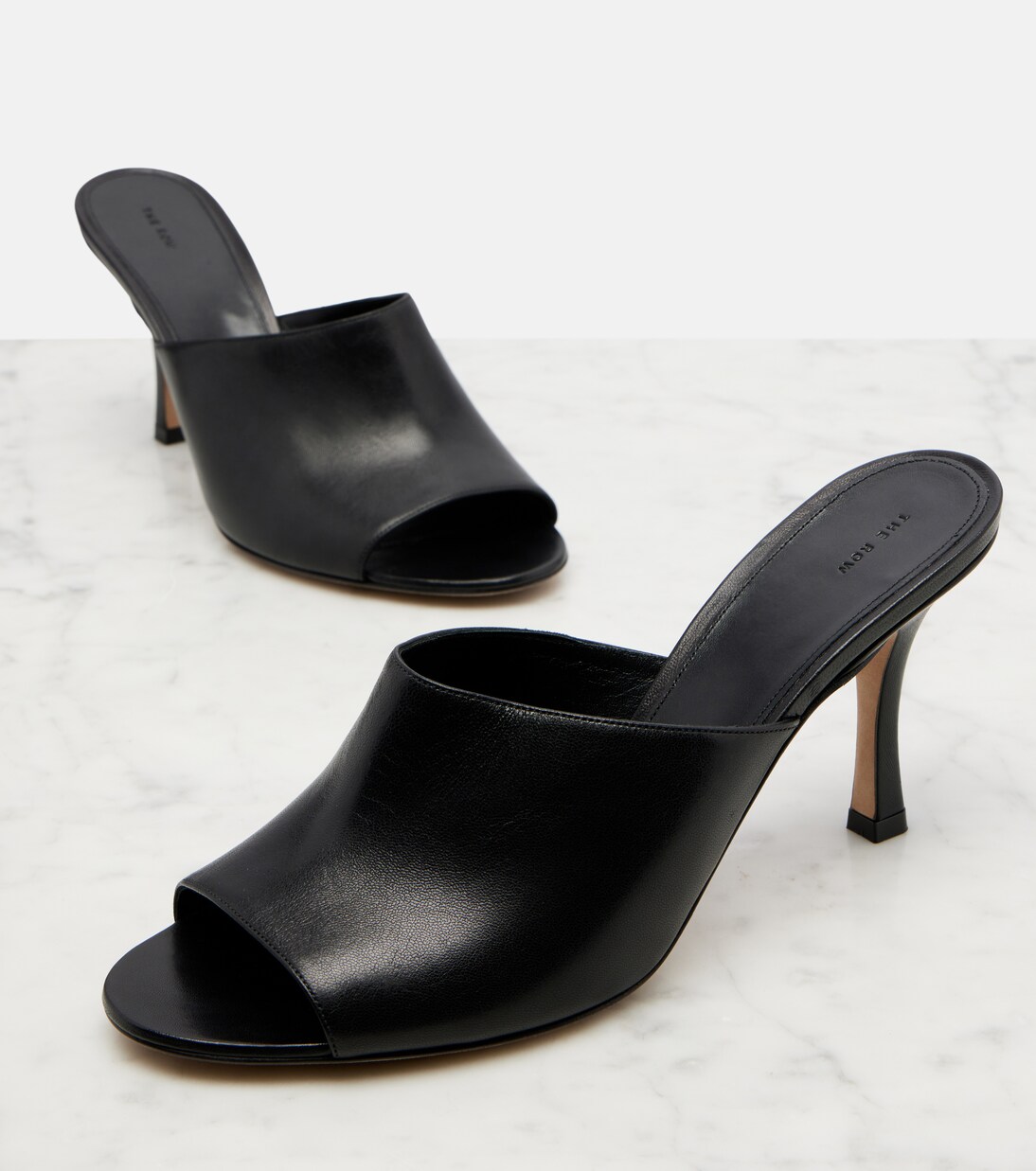 Ella leather mules | The Row