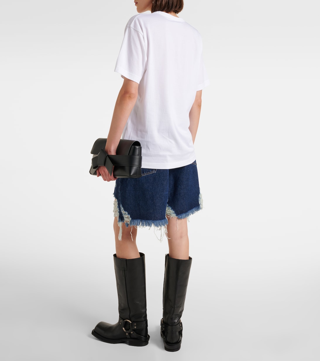 Face cotton jersey T-shirt | Acne Studios