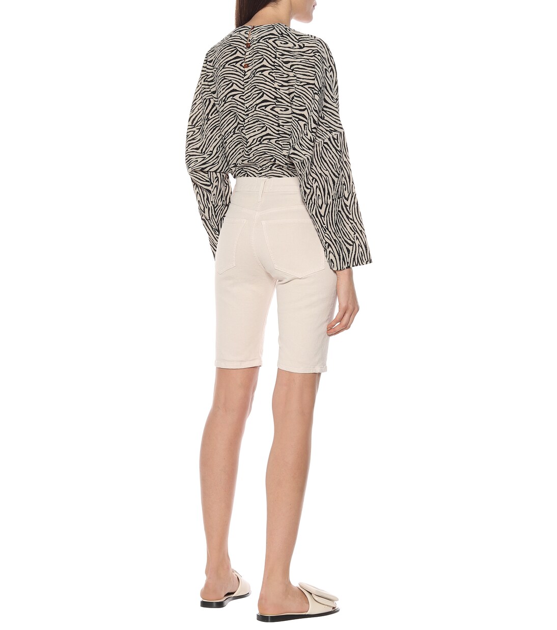 High-Rise Jeansshorts Kiki | Nanushka