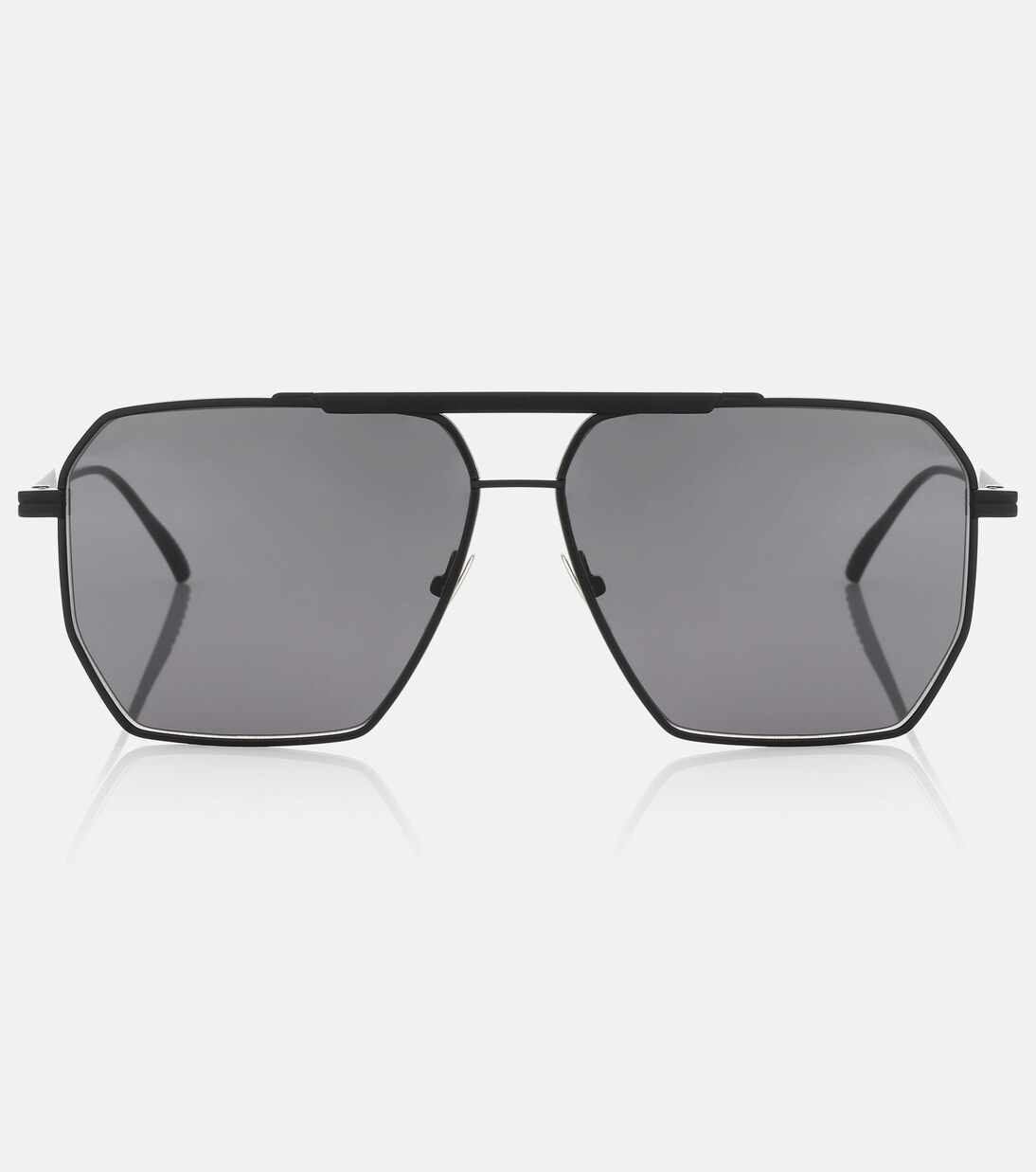 Square aviator sunglasses | Bottega Veneta