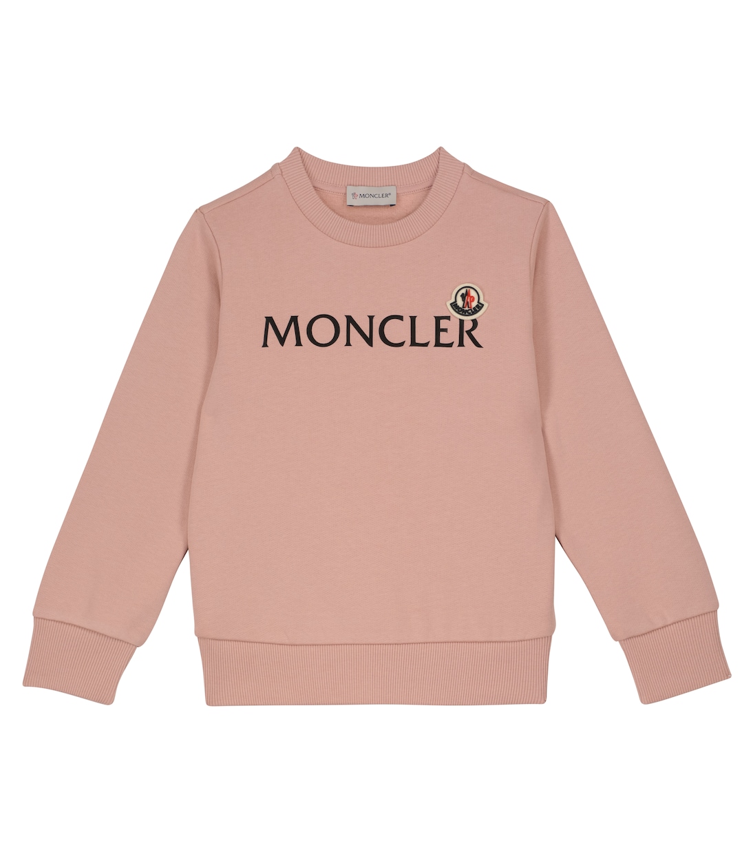 Logo cotton jersey sweatshirt | Moncler Enfant