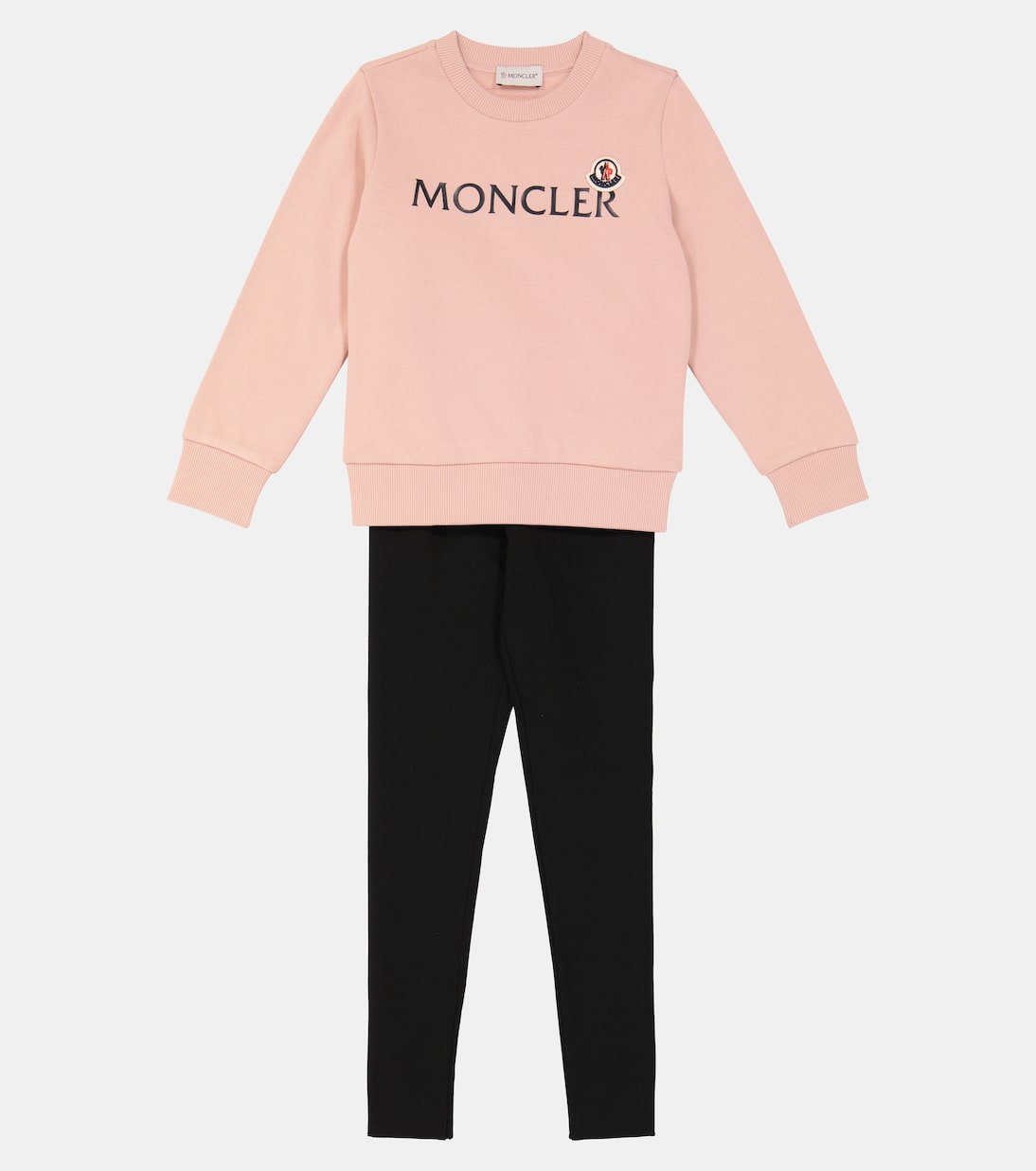 Logo cotton jersey sweatshirt | Moncler Enfant