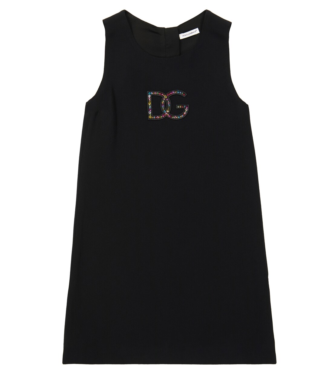 Crystal-embellished dress | Dolce&Gabbana Kids