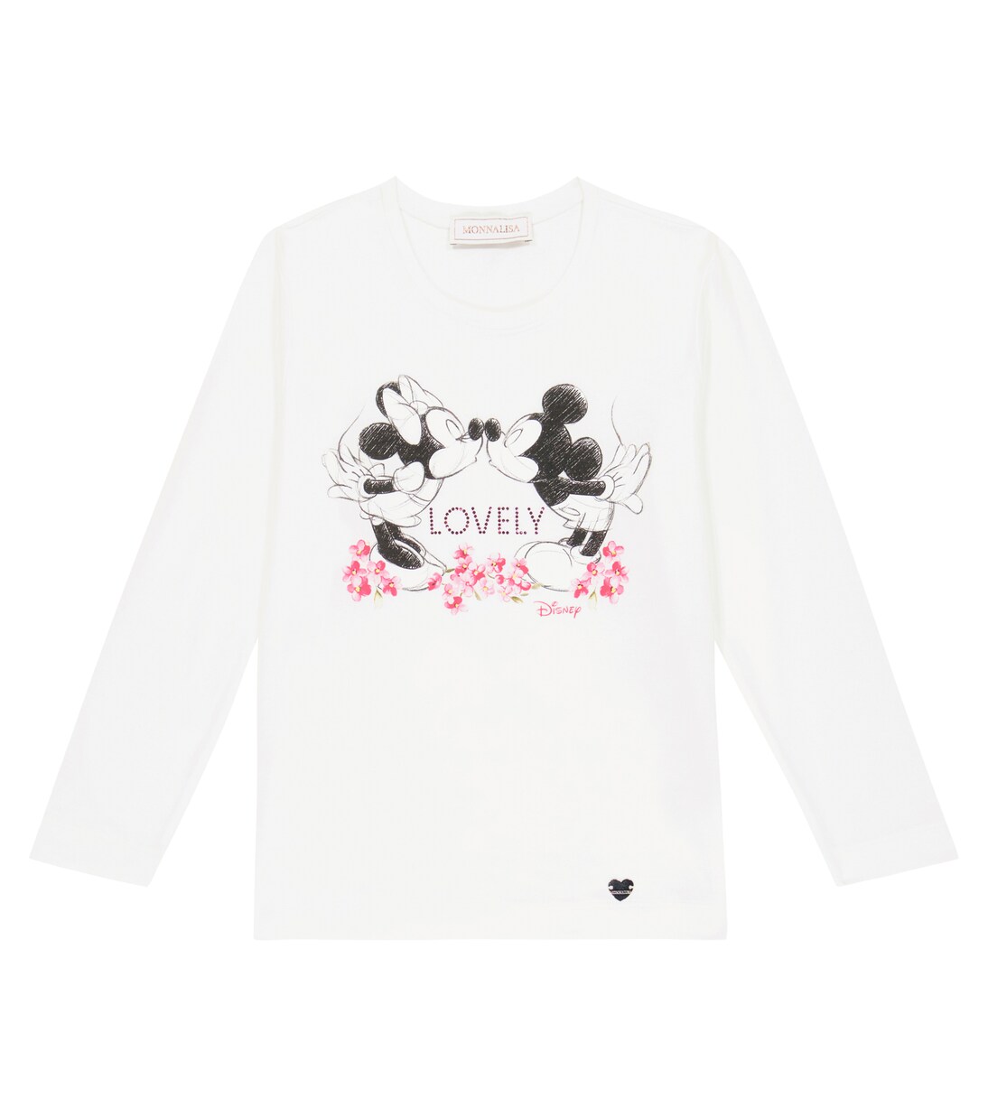 x Disney® printed jersey top | Monnalisa