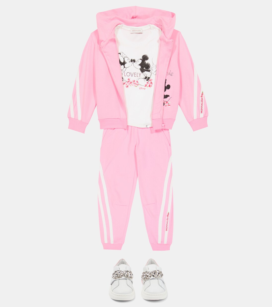 x Disney® printed jersey top | Monnalisa