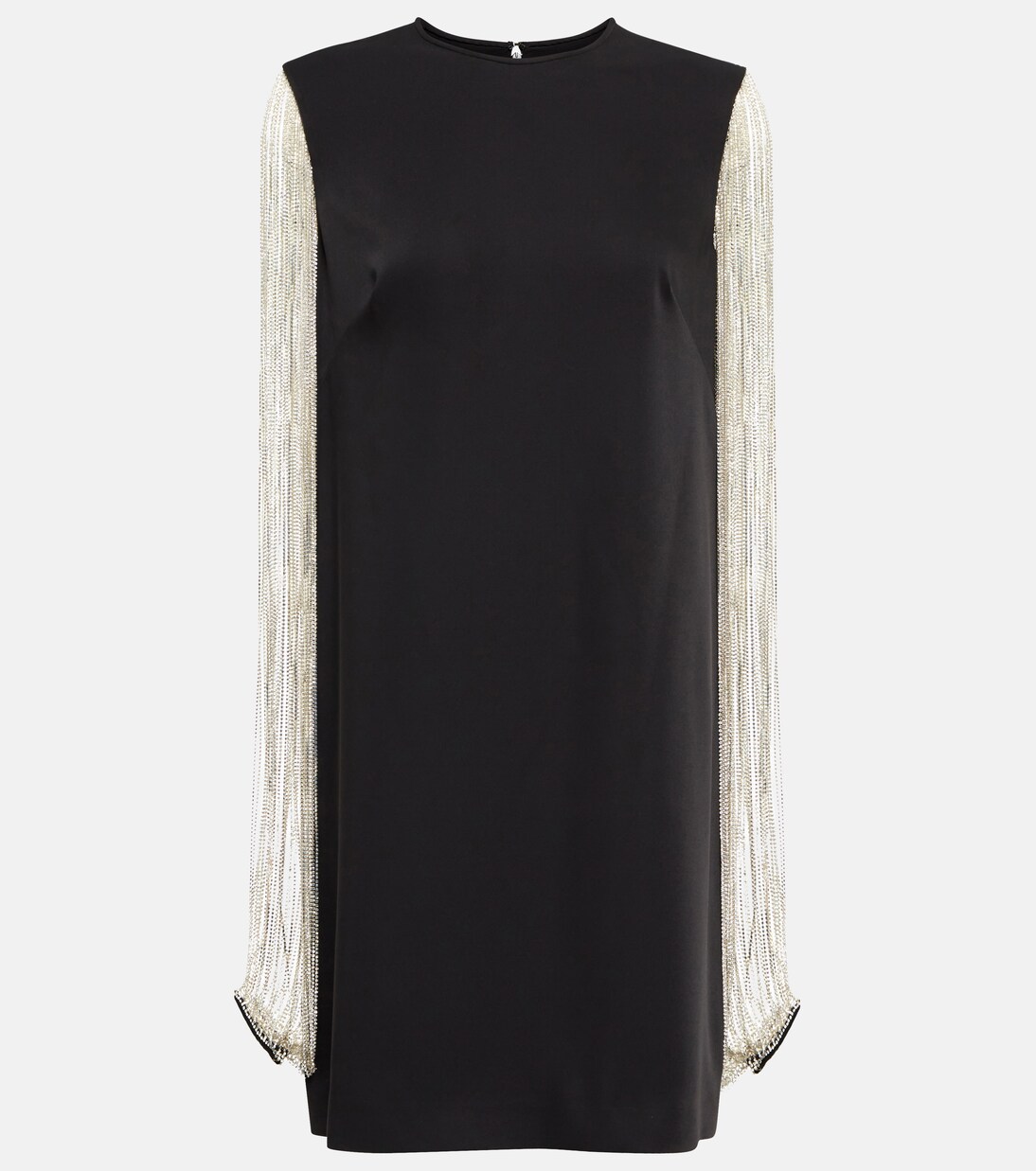 Robe Valencia en crêpe à cristaux | Costarellos