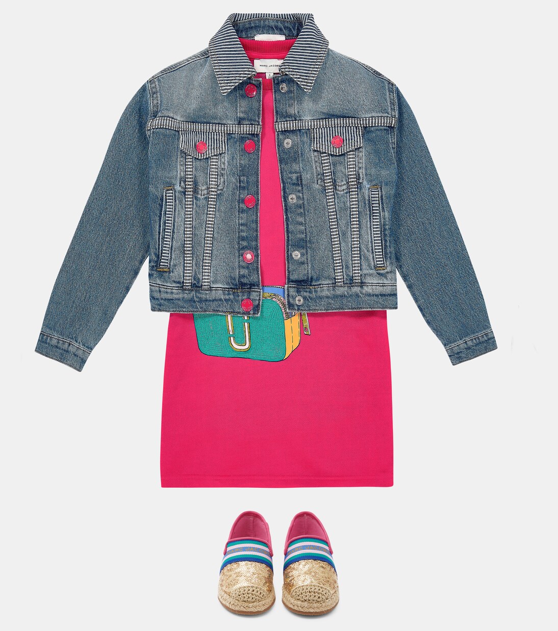 Printed denim jacket | Marc Jacobs Kids