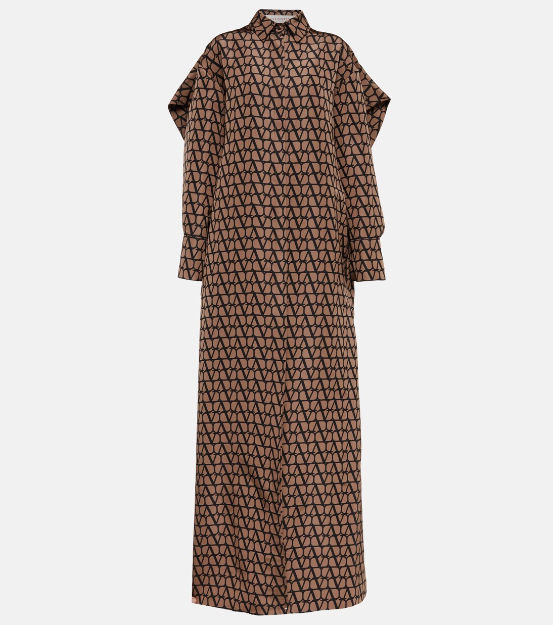 Robe longue Toile Iconographe en soie | Valentino
