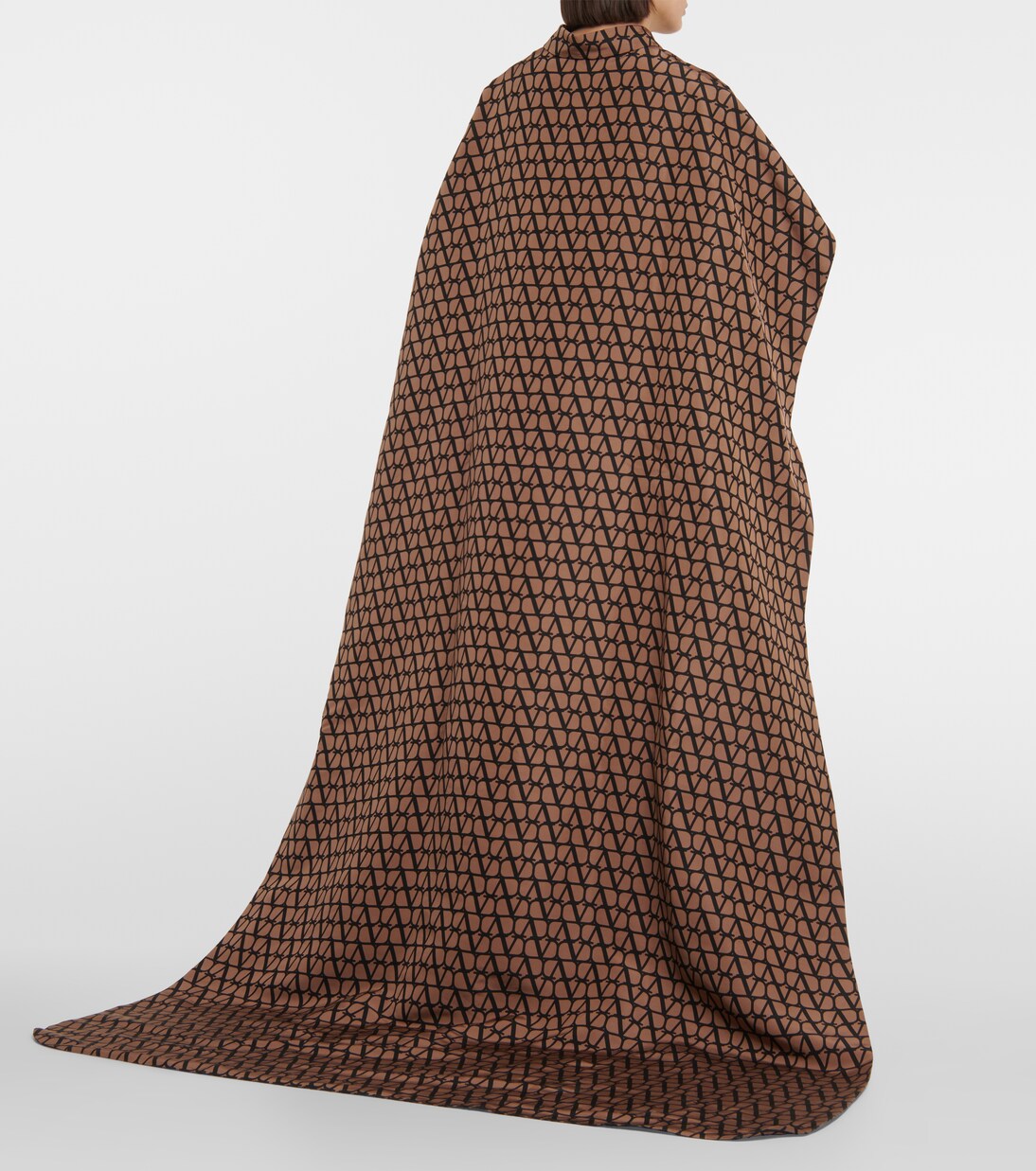 Robe longue Toile Iconographe en soie | Valentino