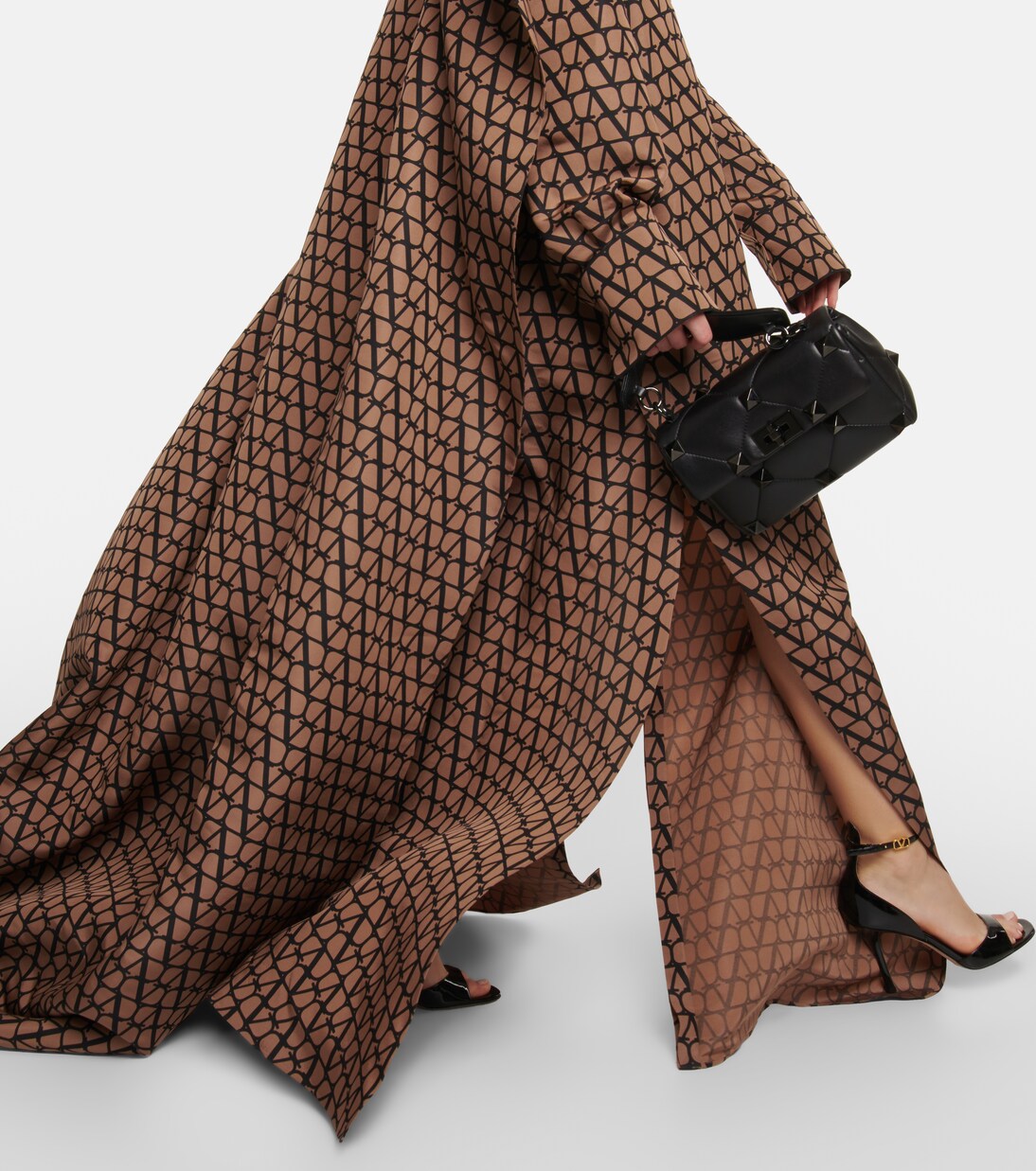 Robe longue Toile Iconographe en soie | Valentino