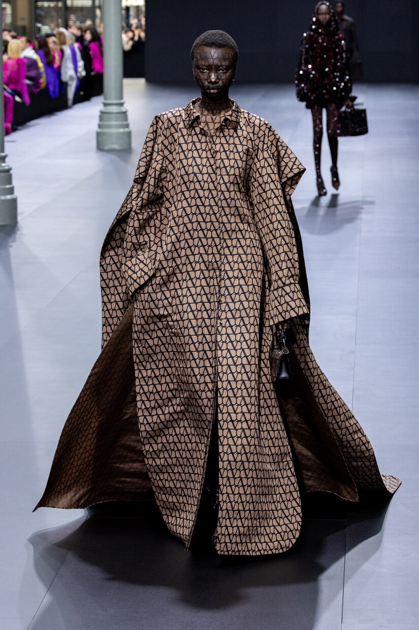 Robe longue Toile Iconographe en soie | Valentino