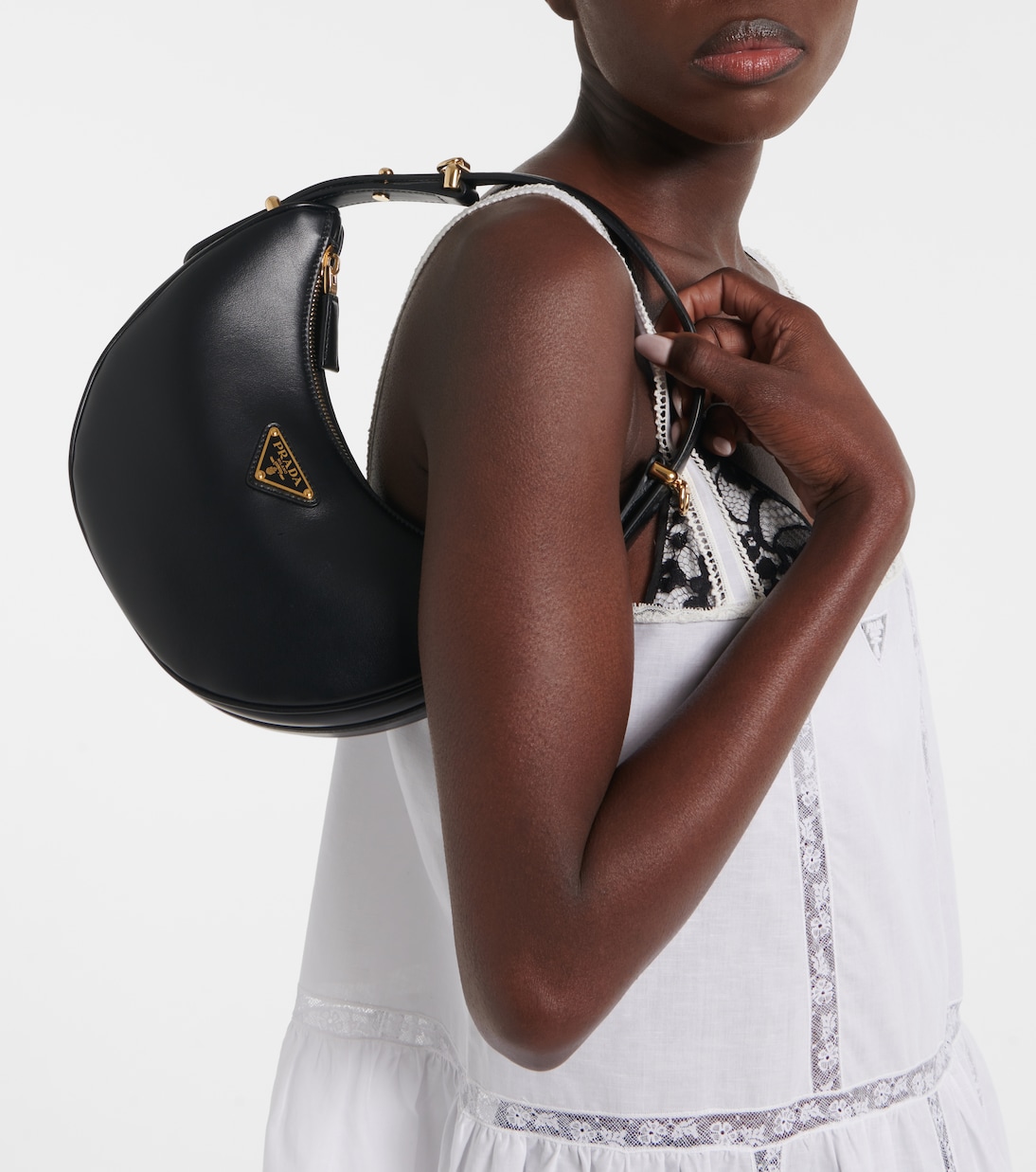 Sac Arqué en cuir | Prada