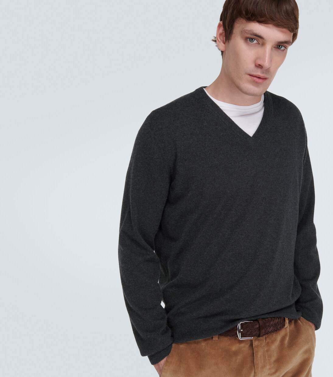 Pullover Scollo aus Kaschmir | Loro Piana