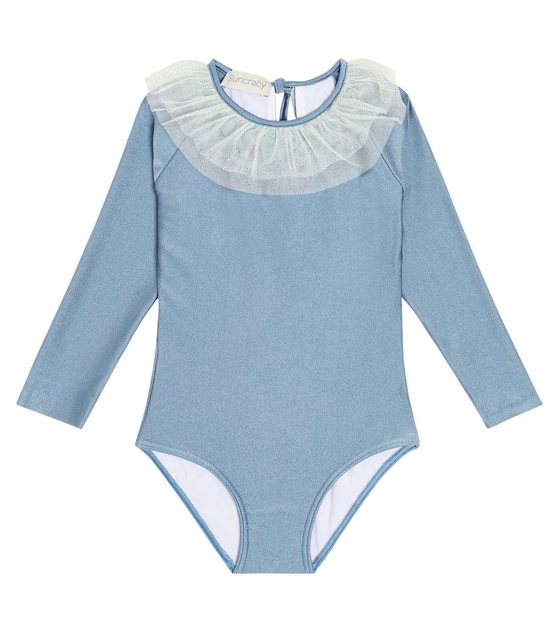 Laguna Azul tulle-trimmed swimsuit | Suncracy