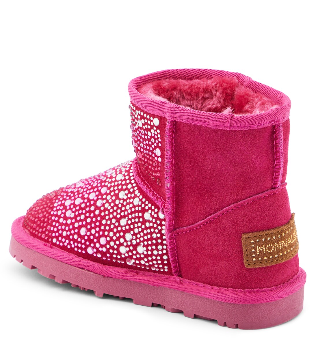 Bottines en daim à cristaux | Monnalisa