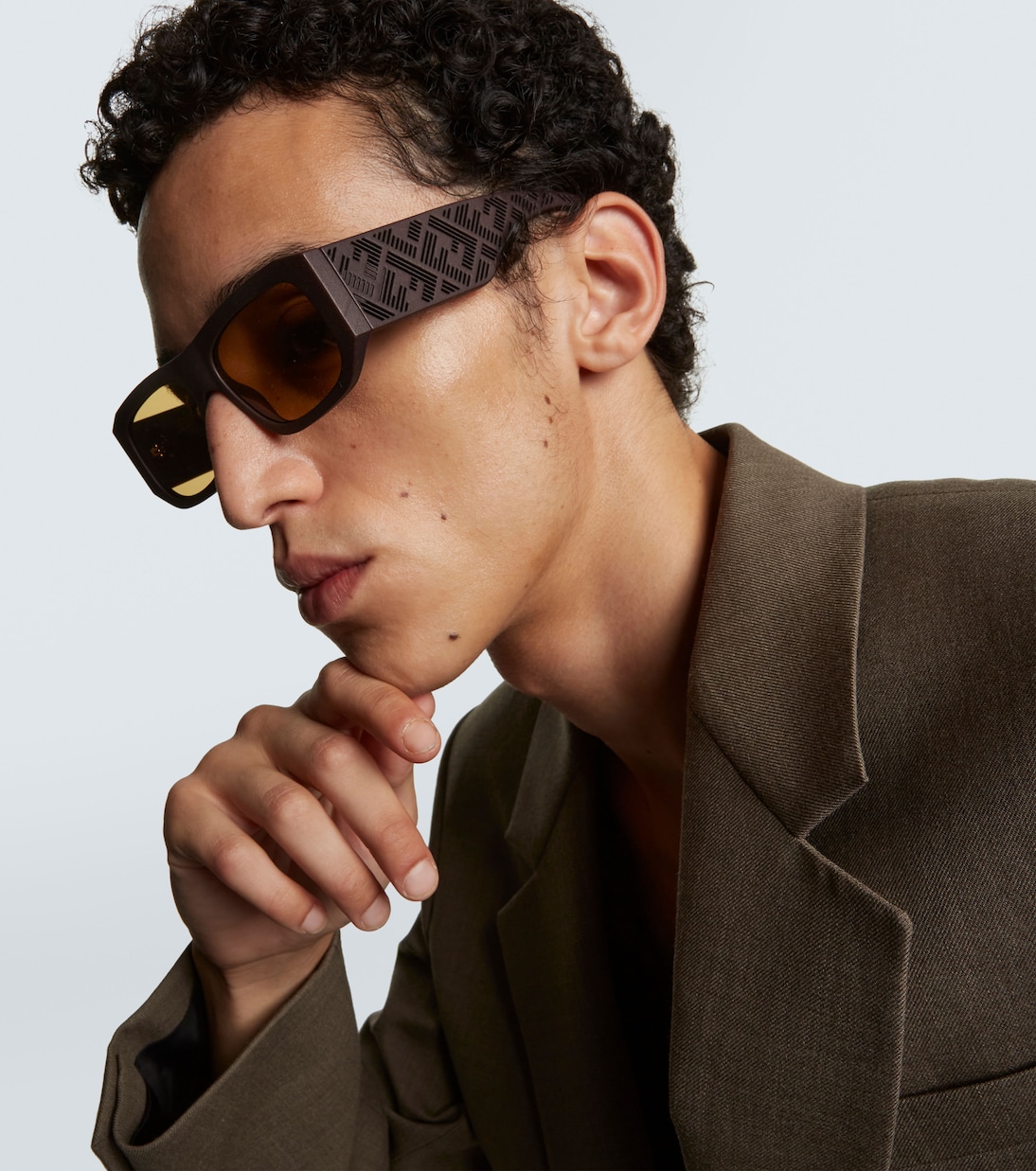 Fendi Shadow rectangular sunglasses | Fendi