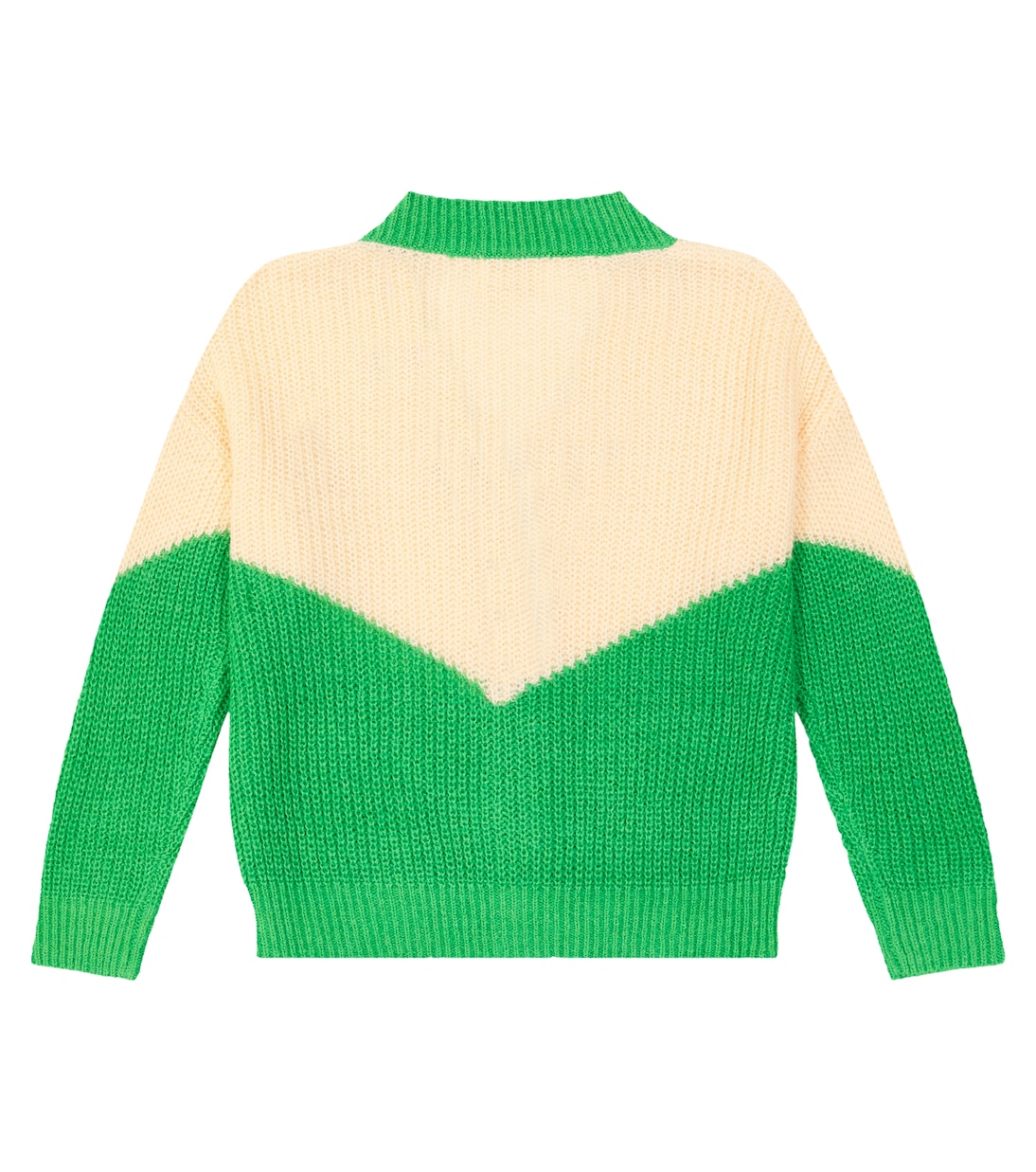 Cardigan color-block con ricamo | Jellymallow