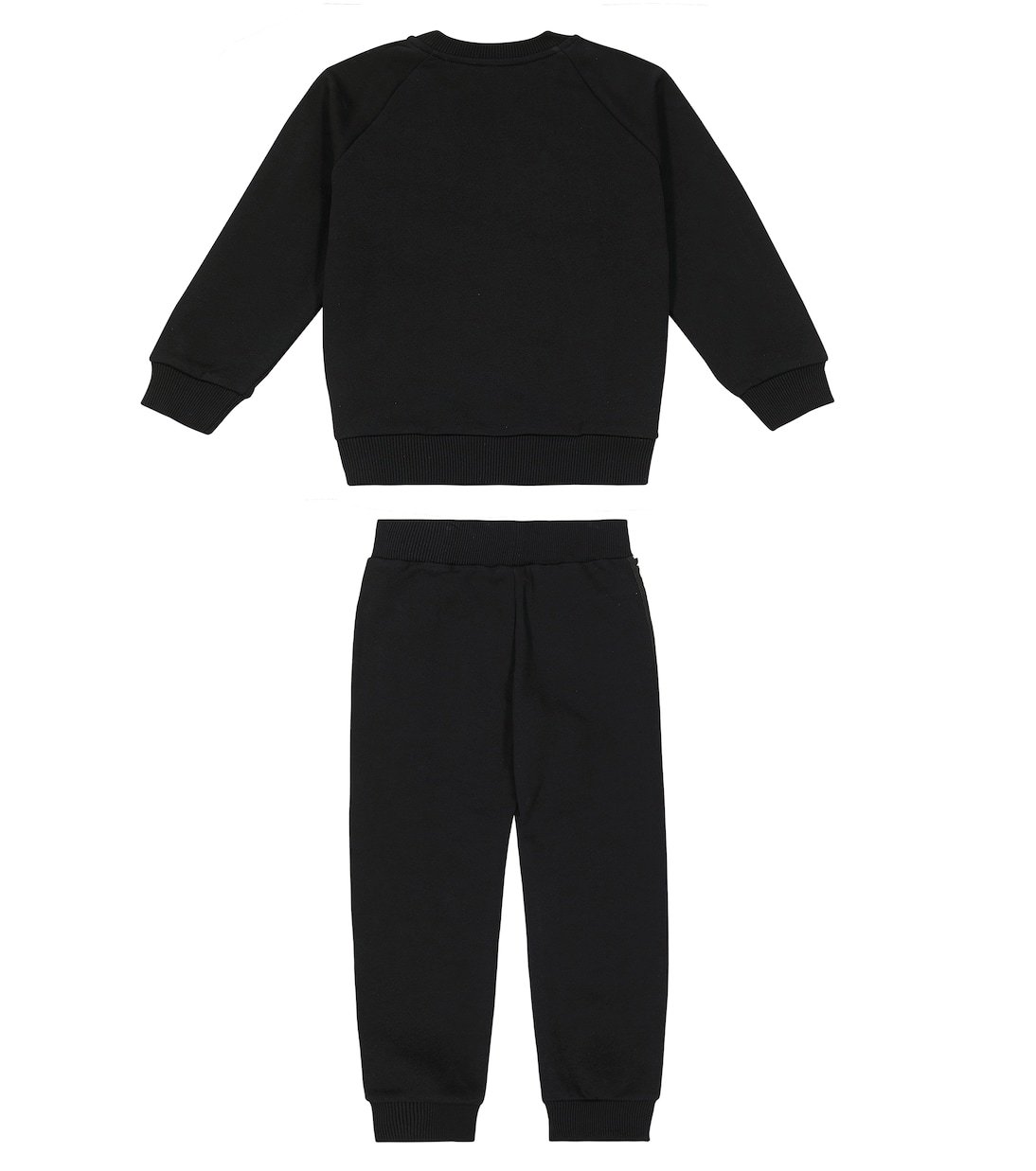 Cotton fleece sweatshirt and sweatpants set | Balmain Kids