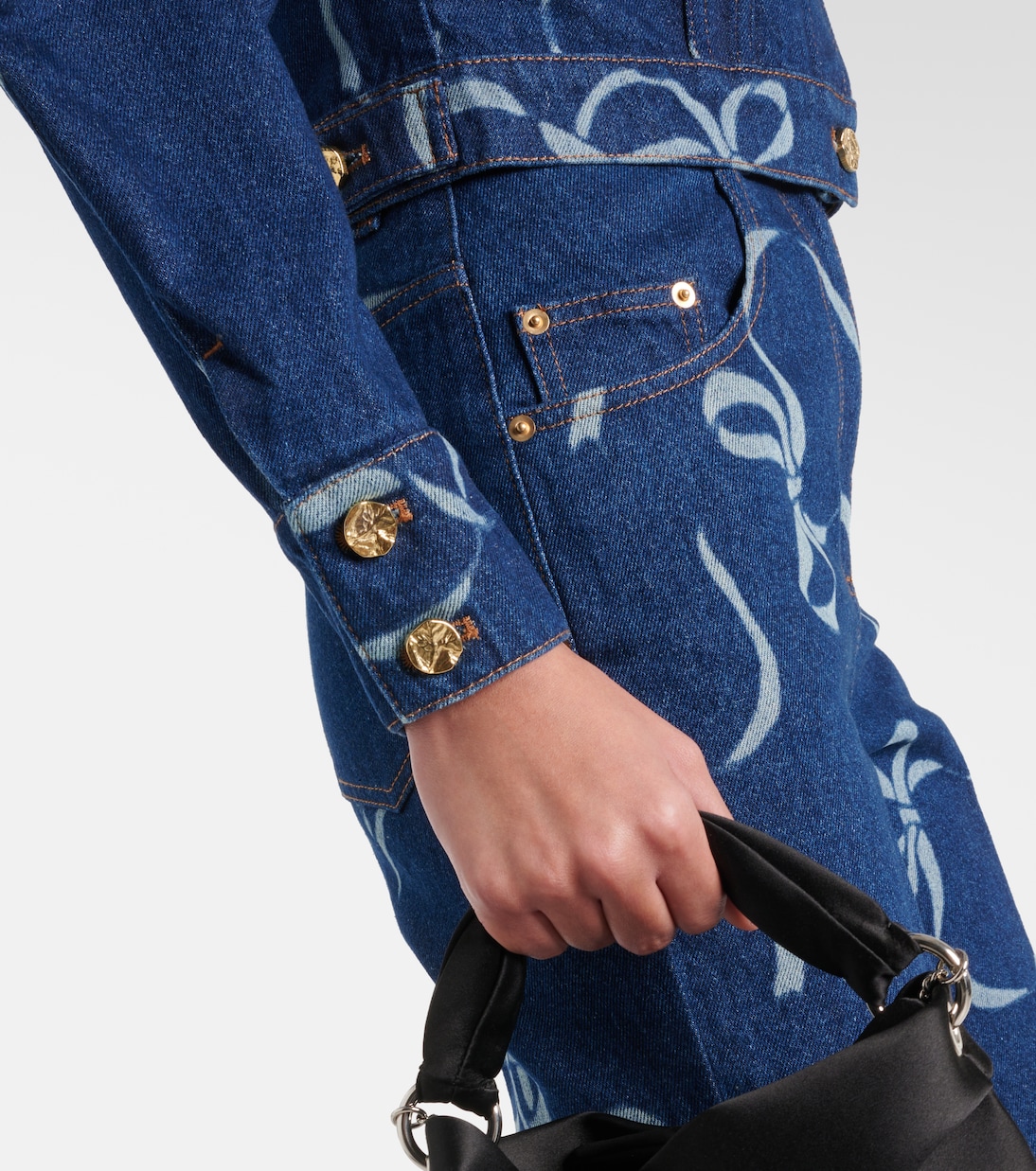 Bedruckte Jeansjacke | Nina Ricci