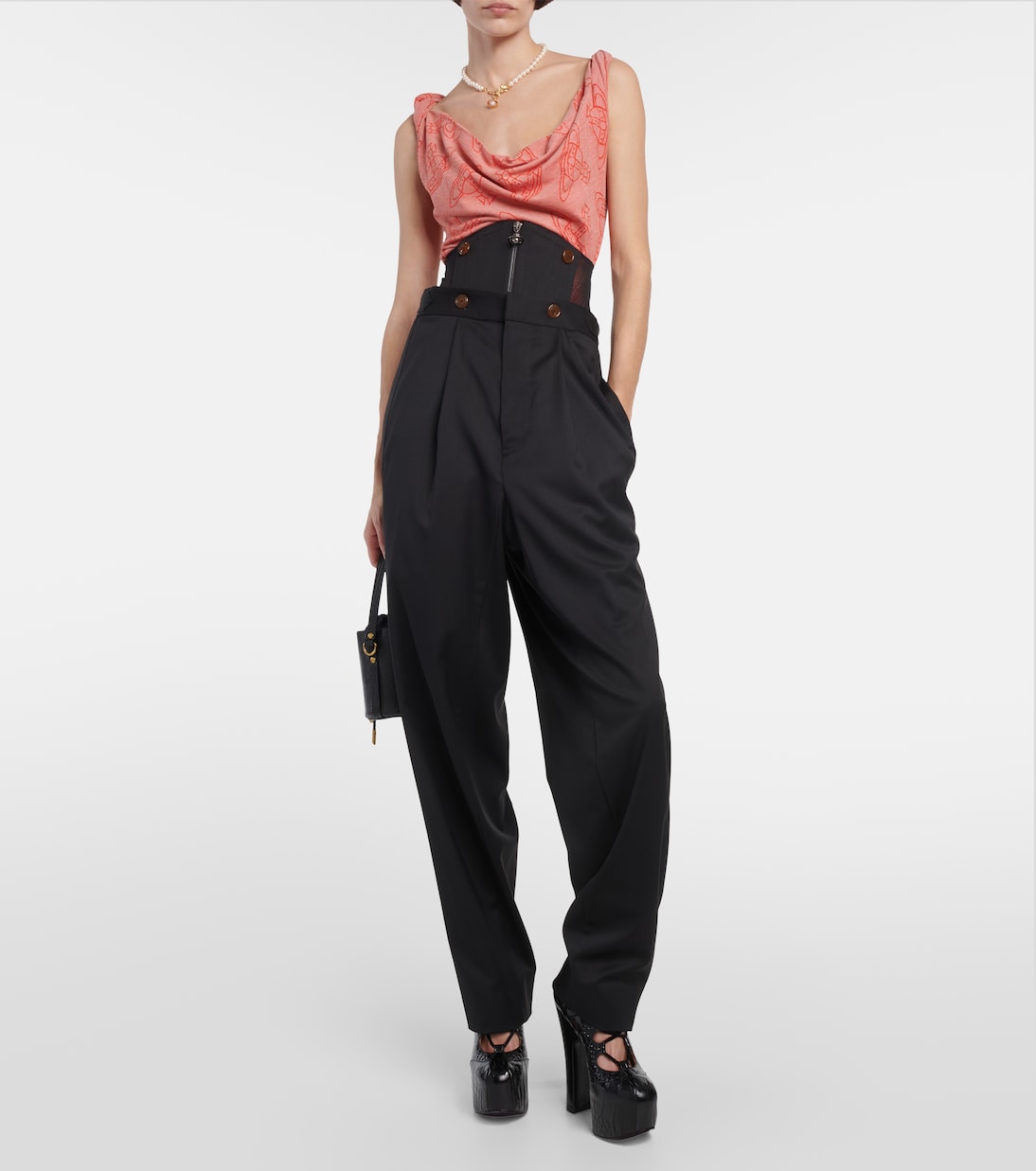Pantalon tapered Corset en laine | Vivienne Westwood