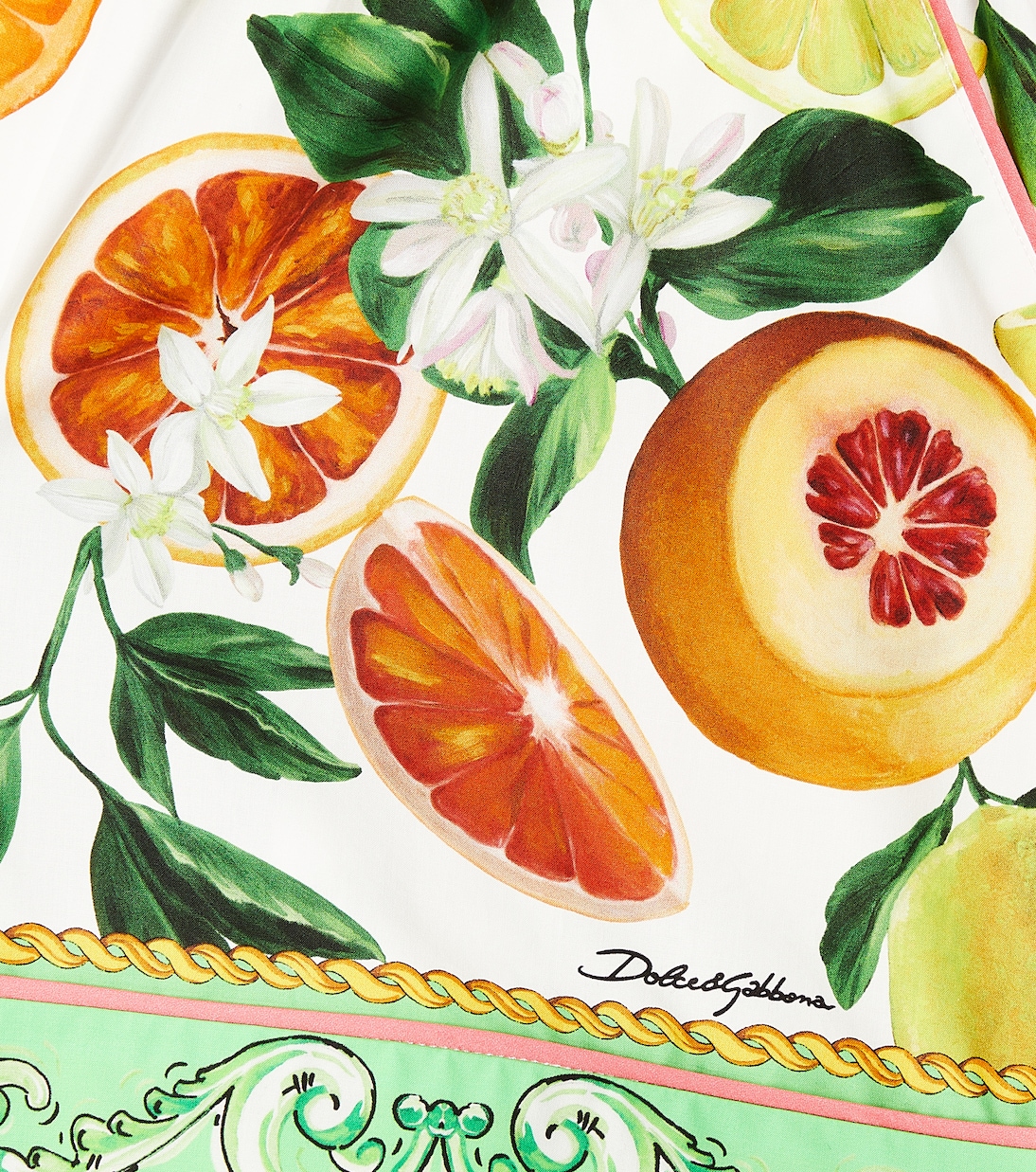 Printed cotton shorts | Dolce&Gabbana Kids